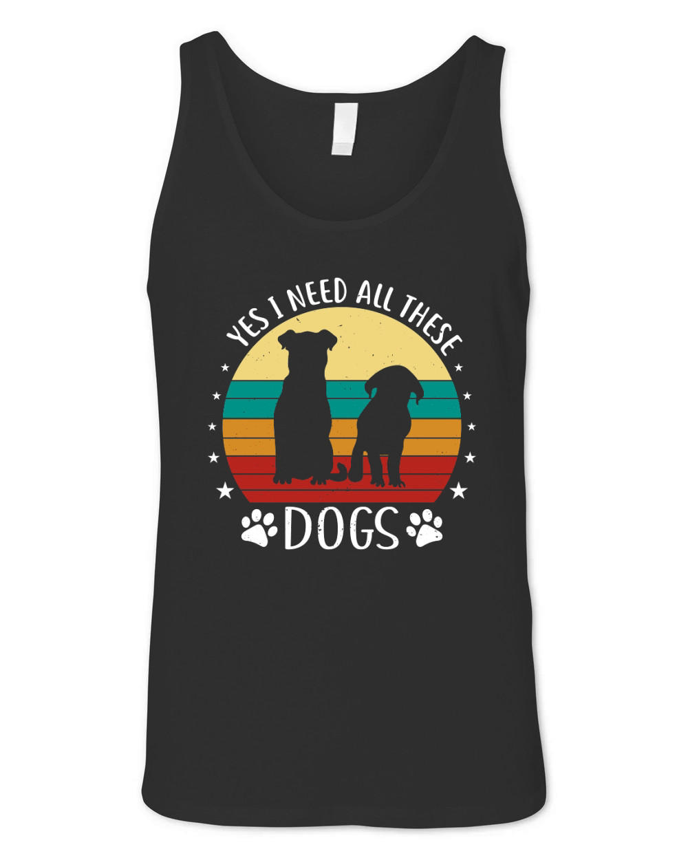 Yes I Need All These Dogs Unisex Jersey Tank
