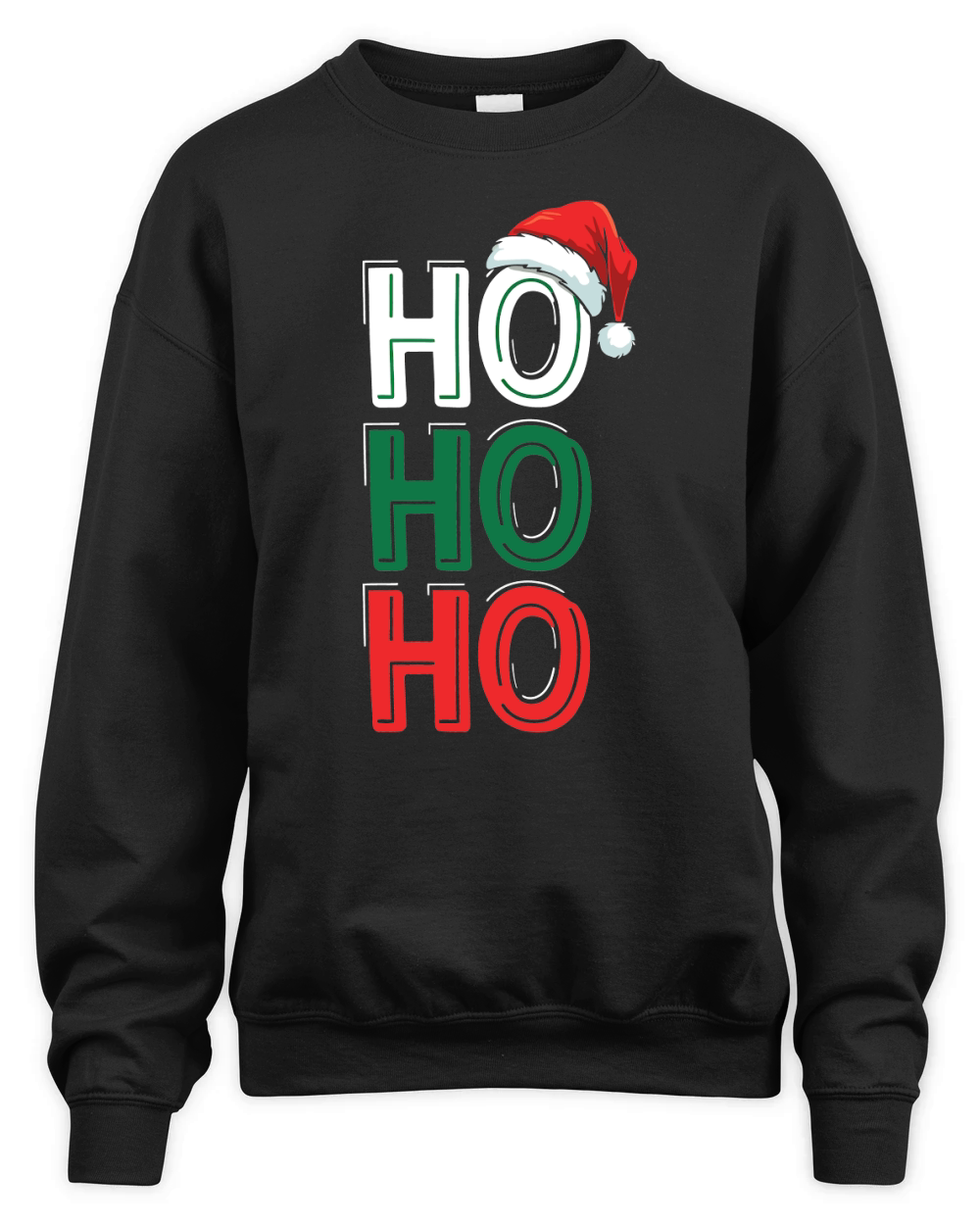 Ho Ho Ho Christmas Unisex Premium Crewneck Sweatshirt