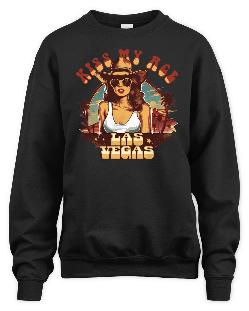 Kiss my Ace Las Vegas Unisex Premium Crewneck Sweatshirt