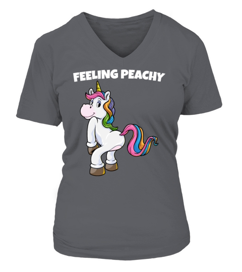 Perverse Twerk Dance Unicorn V-neck T-Shirt Woman