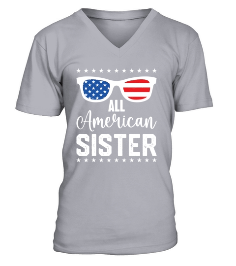 All american sister V-Neck T-shirt