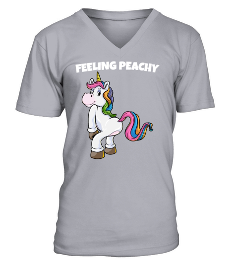 Perverse Twerk Dance Unicorn V-Neck T-shirt