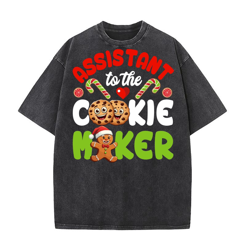 Assistant to the Cookie Maker Washed T-Shirt