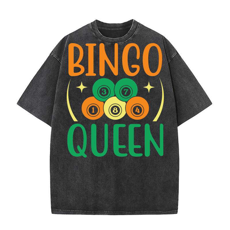 Bingo Queen 06 Washed T-Shirt