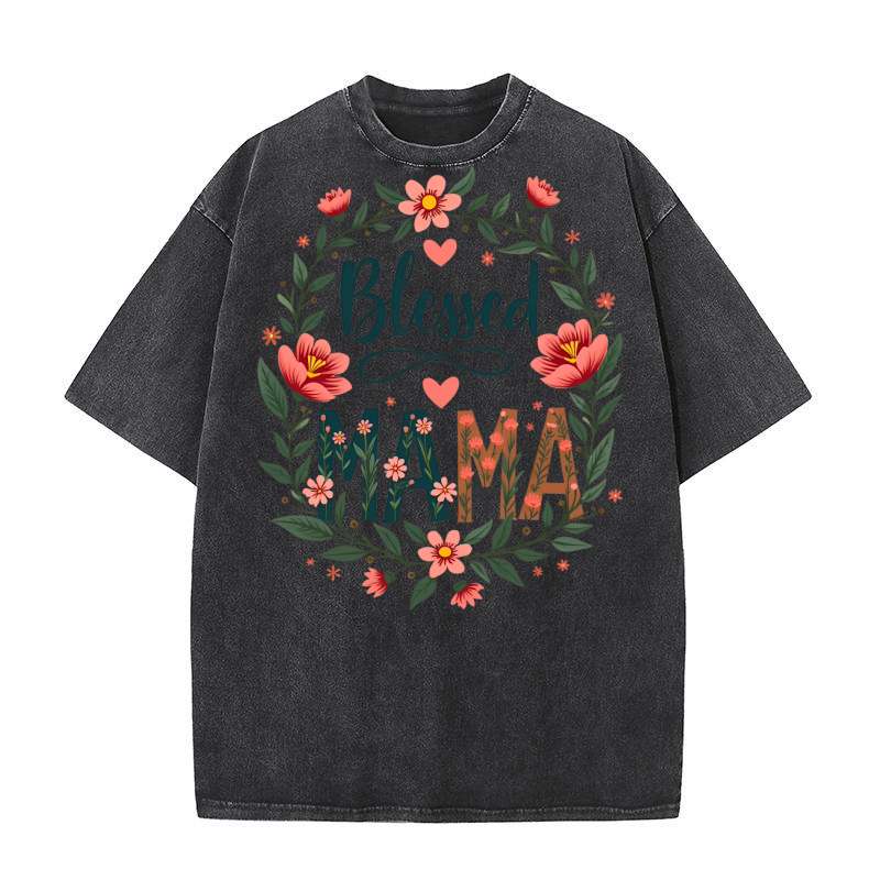 Blessed mama 1.03 Washed T-Shirt