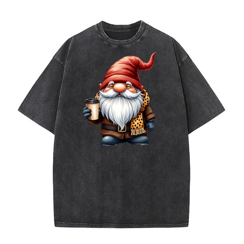 Gnome Sublimation Clipart 10 22 Washed T-Shirt