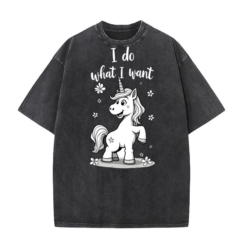 I Do What I Want 1 Washed T-Shirt
