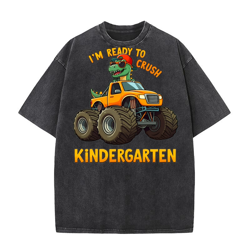 Im Ready To Crush Kindergarten 02 Washed T-Shirt