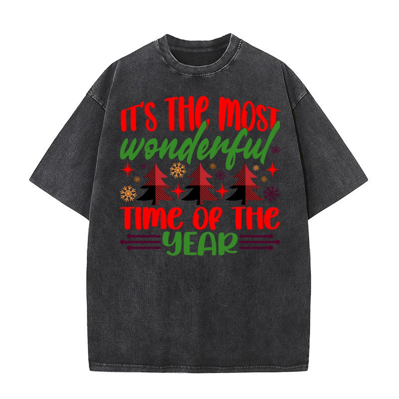 Its The Most Wonderful Time Of The Year Washed T-Shirt