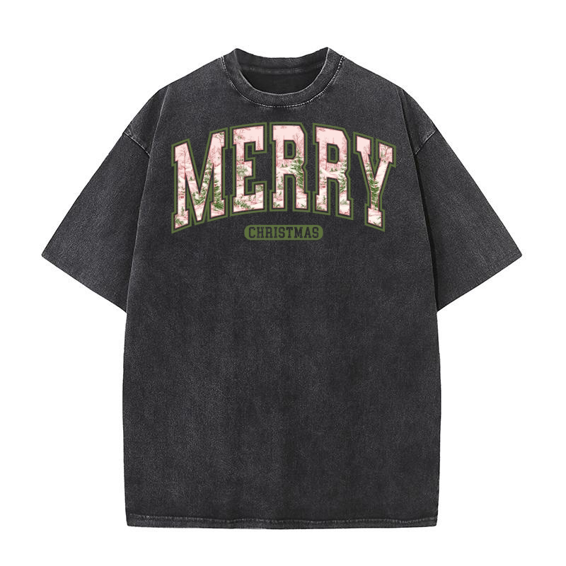 Merry Christmas 2 (1) Washed T-Shirt