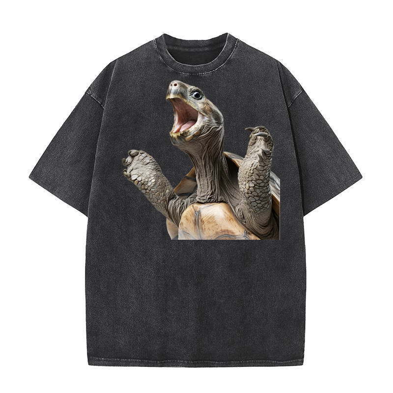 Three Tortoise Washed T-Shirt