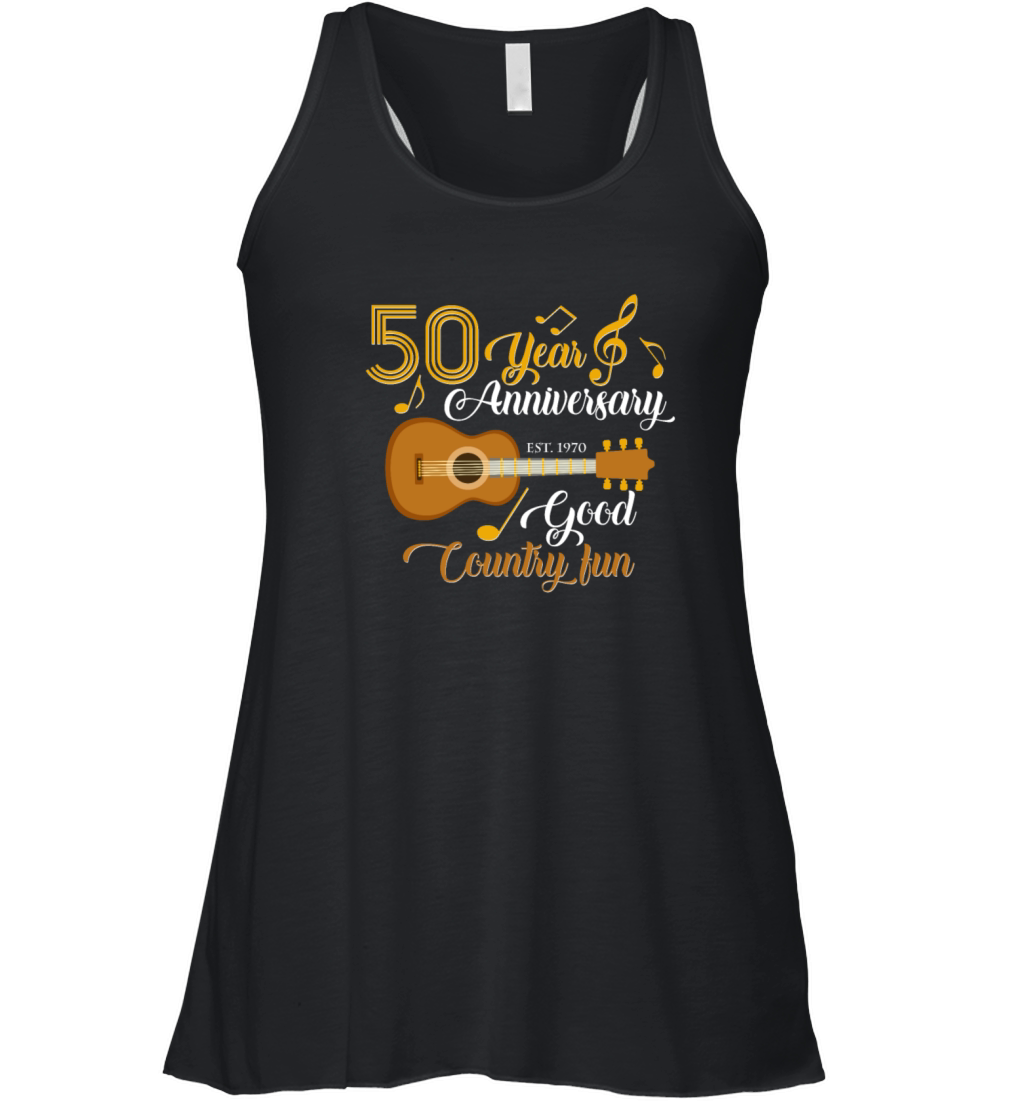 50th birthday 50 years gift idea party celebration Women's Flowy Tank Top