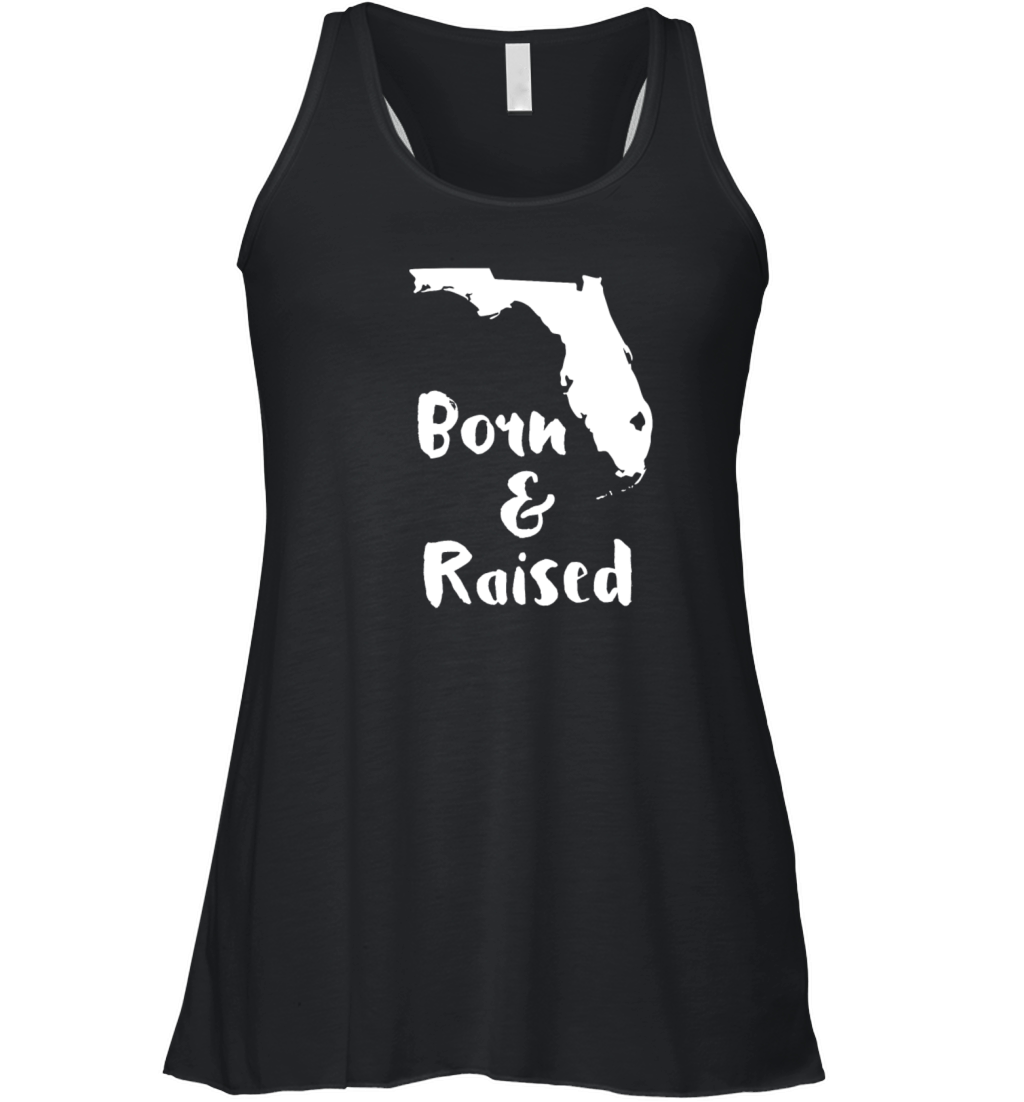 Florida Born and Raised State T-shirt Women's Flowy Tank Top