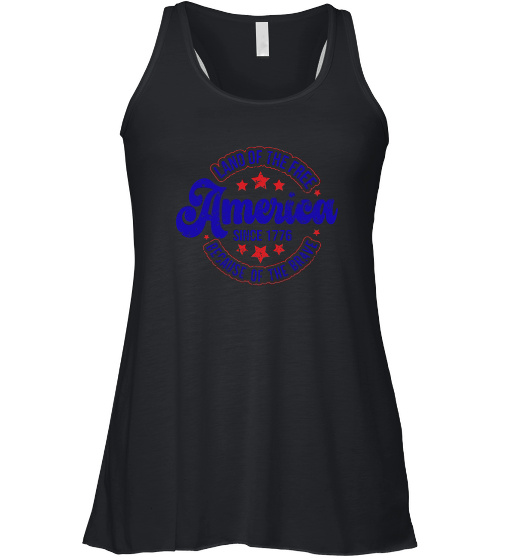 Land of the free 02 Women's Flowy Tank Top