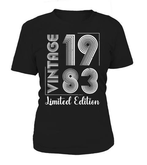 Vintage 1983 Limited Edition Birthday  (2) Women's T-Shirt