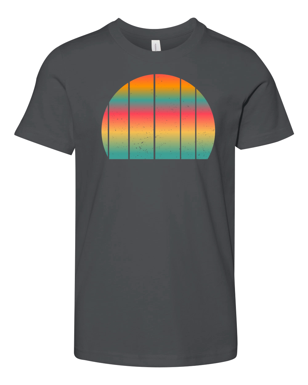 Vintage Retro Sunset (9) Youth Unisex Jersey Tee