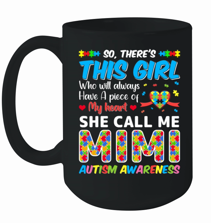 Autism Mimi - Autism Awareness Grandmom Autism Ceramic Mug