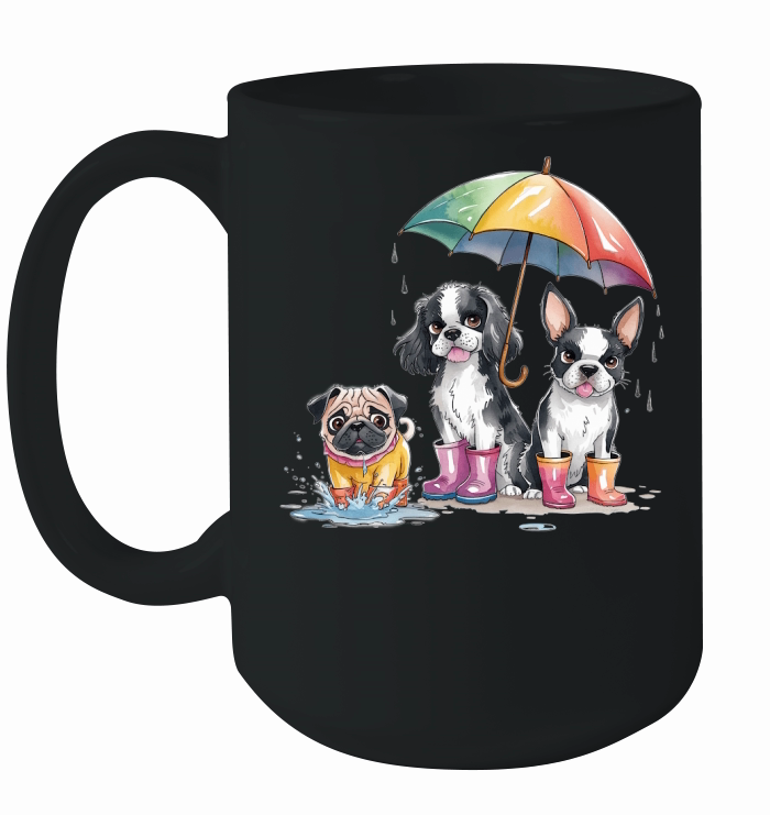 Dog Watercolor Bundle 09 Ceramic Mug