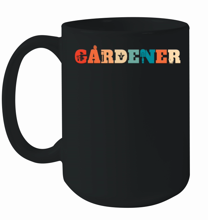 Retro Gardening Garden Vintage Gardener Ceramic Mug