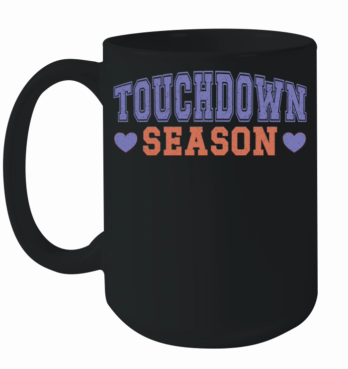 Touchdown Season color grunge Ceramic Mug