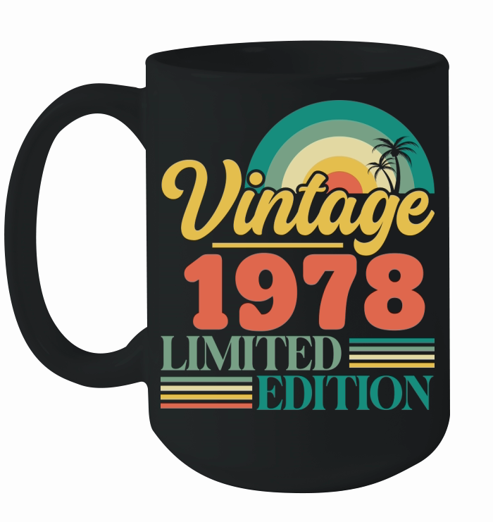 Vintage 1978 limited edition Ceramic Mug