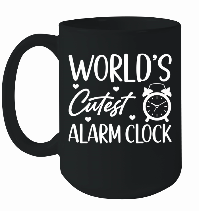 Worlds Cutest Alarm Clock Ceramic Mug