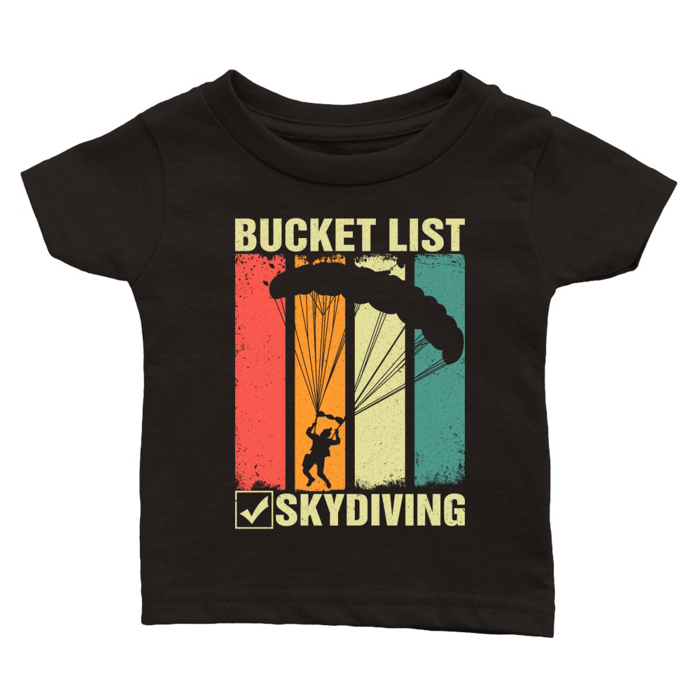Bucket list skydiving 09 Classic Baby Crewneck T-shirt