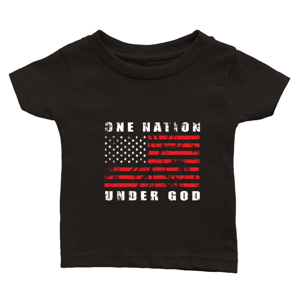 One Nation Under God Classic Baby Crewneck T-shirt