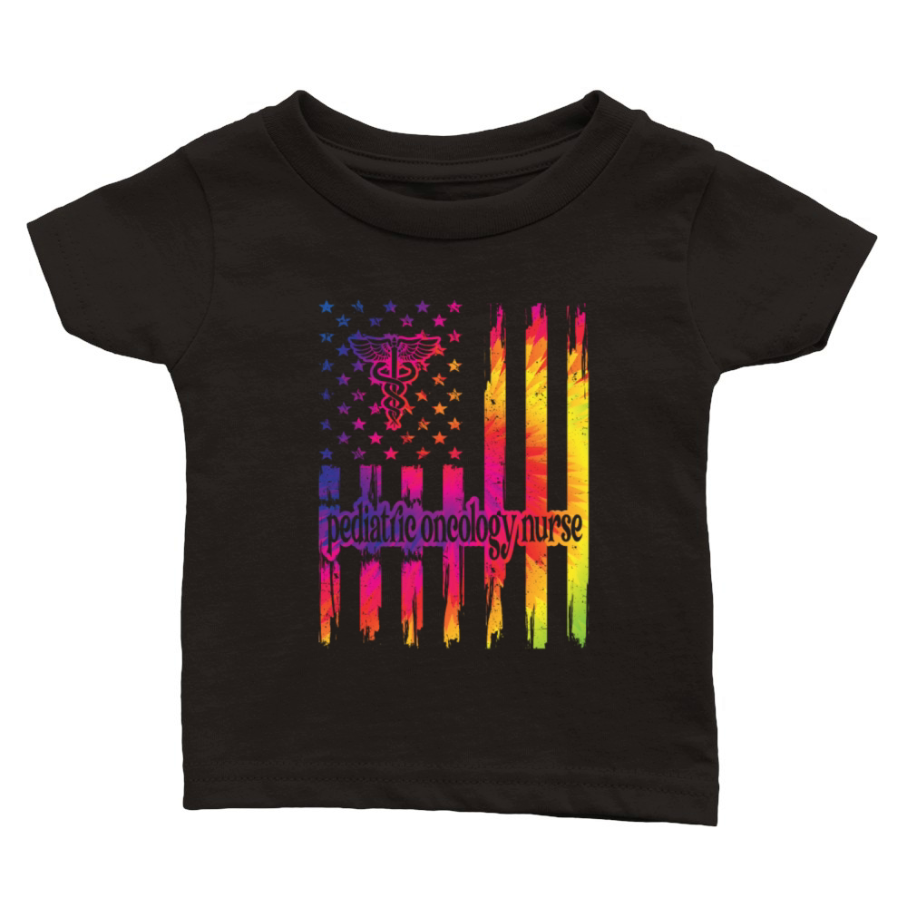 Peds Oncology Nurse Pediatric Oncology Nursing Classic Baby Crewneck T-shirt