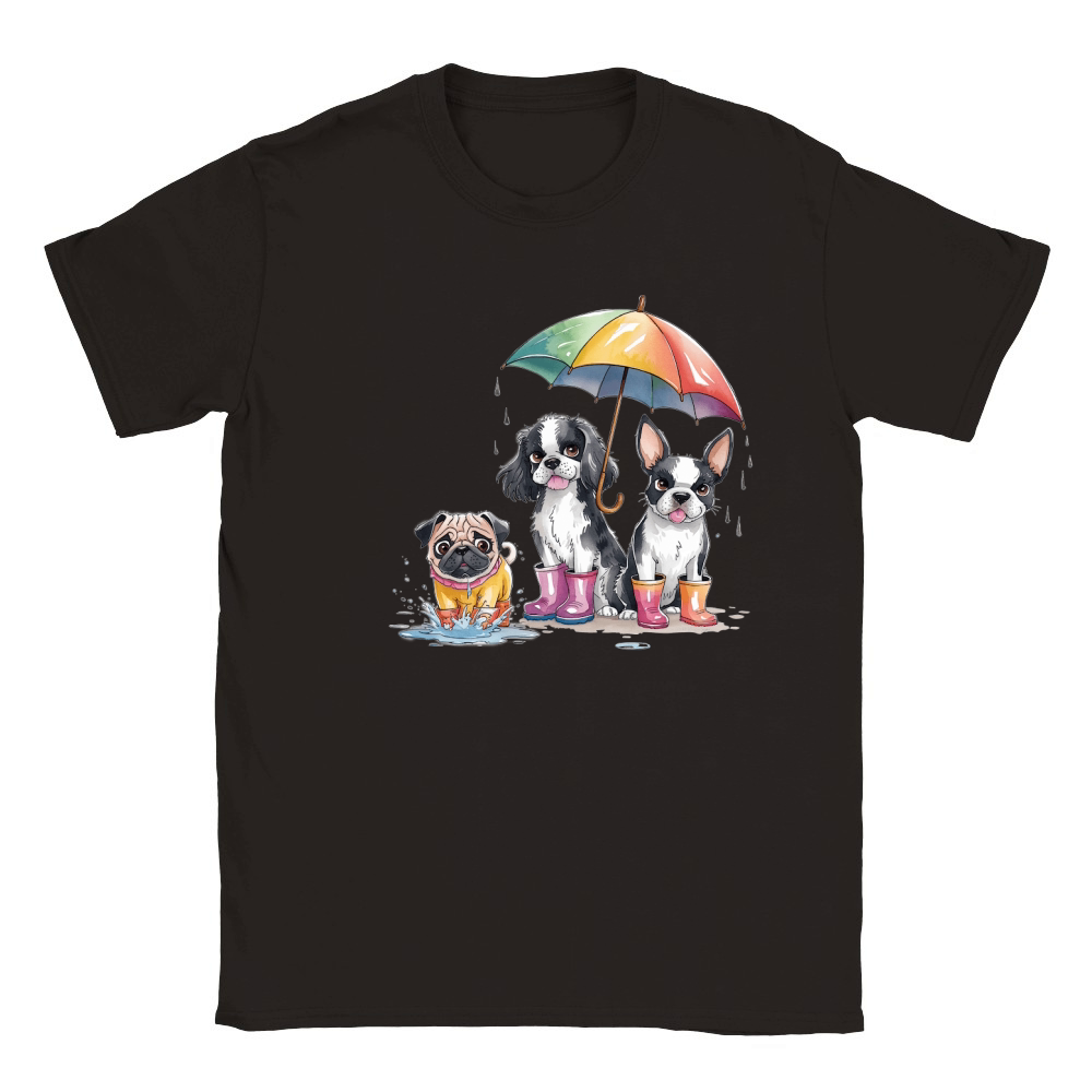 Dog Watercolor Bundle 09 Classic Kids Crewneck T-shirt
