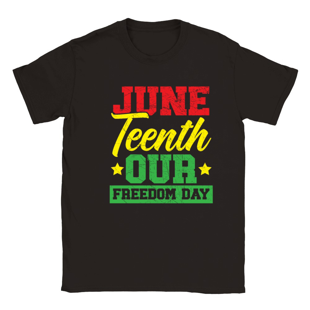 Juneteenth Our Freedom Day Afrocentric Black Pride Classic Kids Crewneck T-shirt