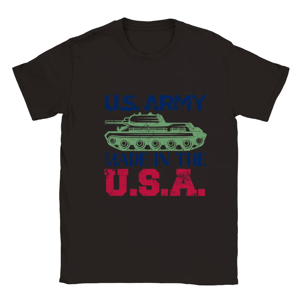 US army made in the USA Classic Kids Crewneck T-shirt