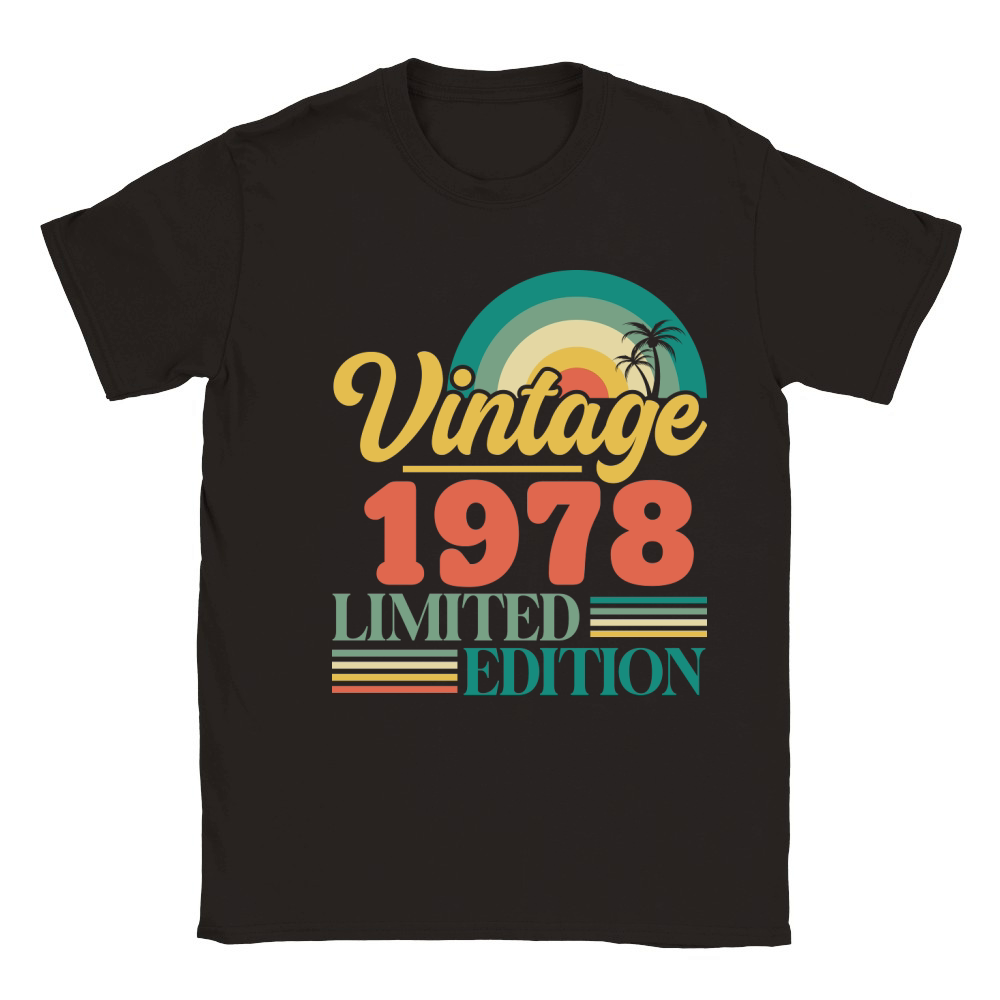 Vintage 1978 limited edition Classic Kids Crewneck T-shirt