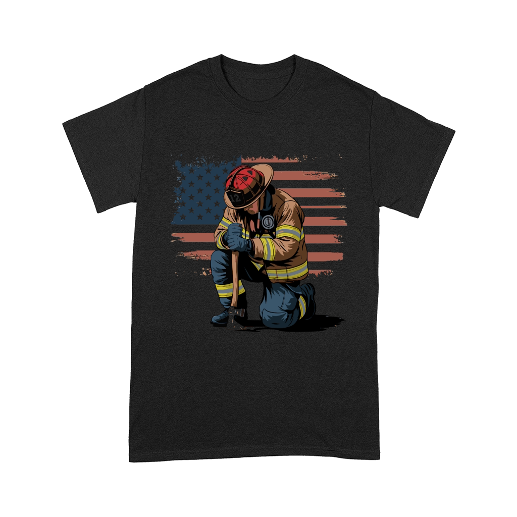 fire fighter vector Graphic 3 Comfort T-shirt