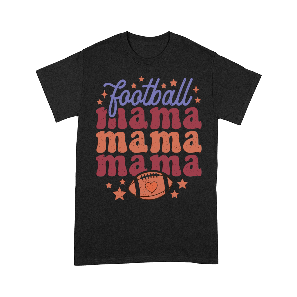 Football mama color grunge Comfort T-shirt