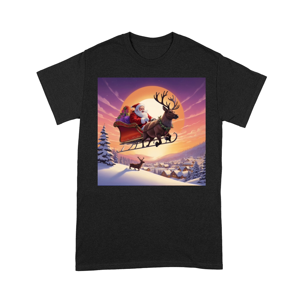 Funny Santa Illustration Clipart for Comfort T-shirt