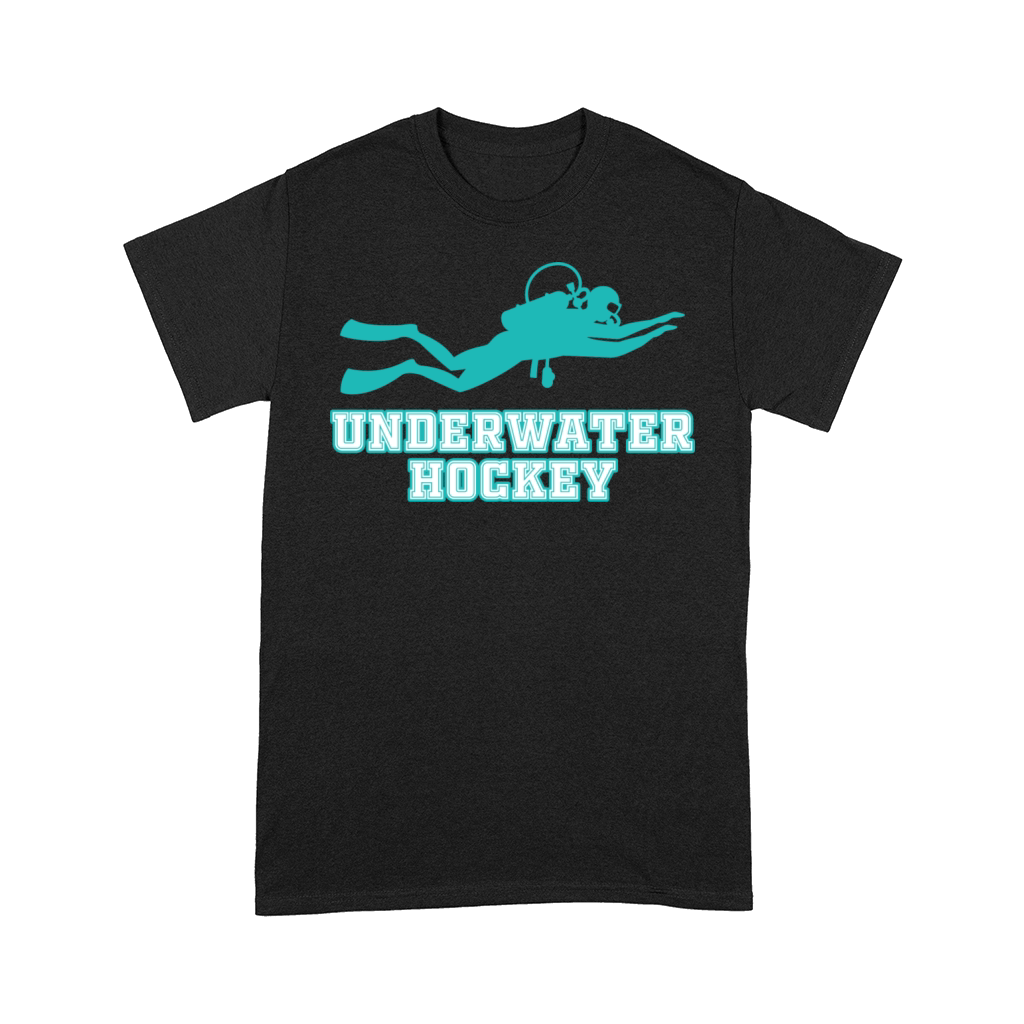 Underwater Hockey Athlete Funny Vintage Workout Sp Comfort T-shirt