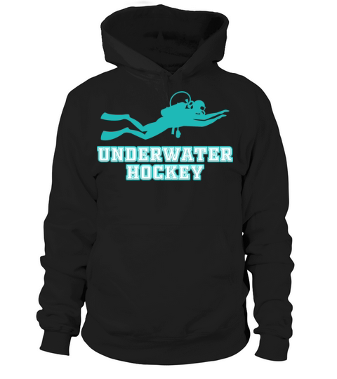 Underwater Hockey Athlete Funny Vintage Workout Sp Hoodie Unisex