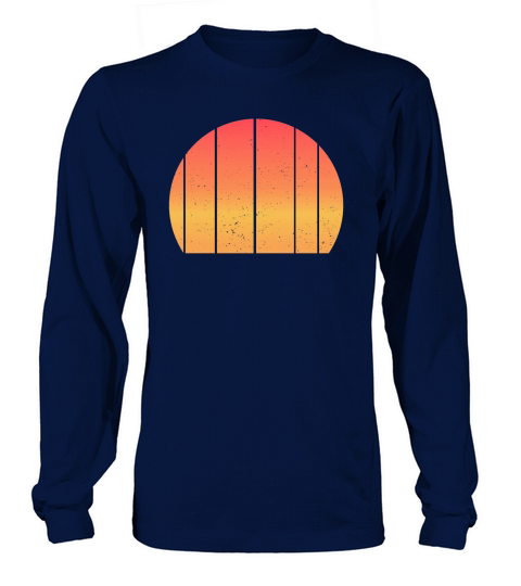Vintage Retro Sunset (12) Long sleeved Unisex