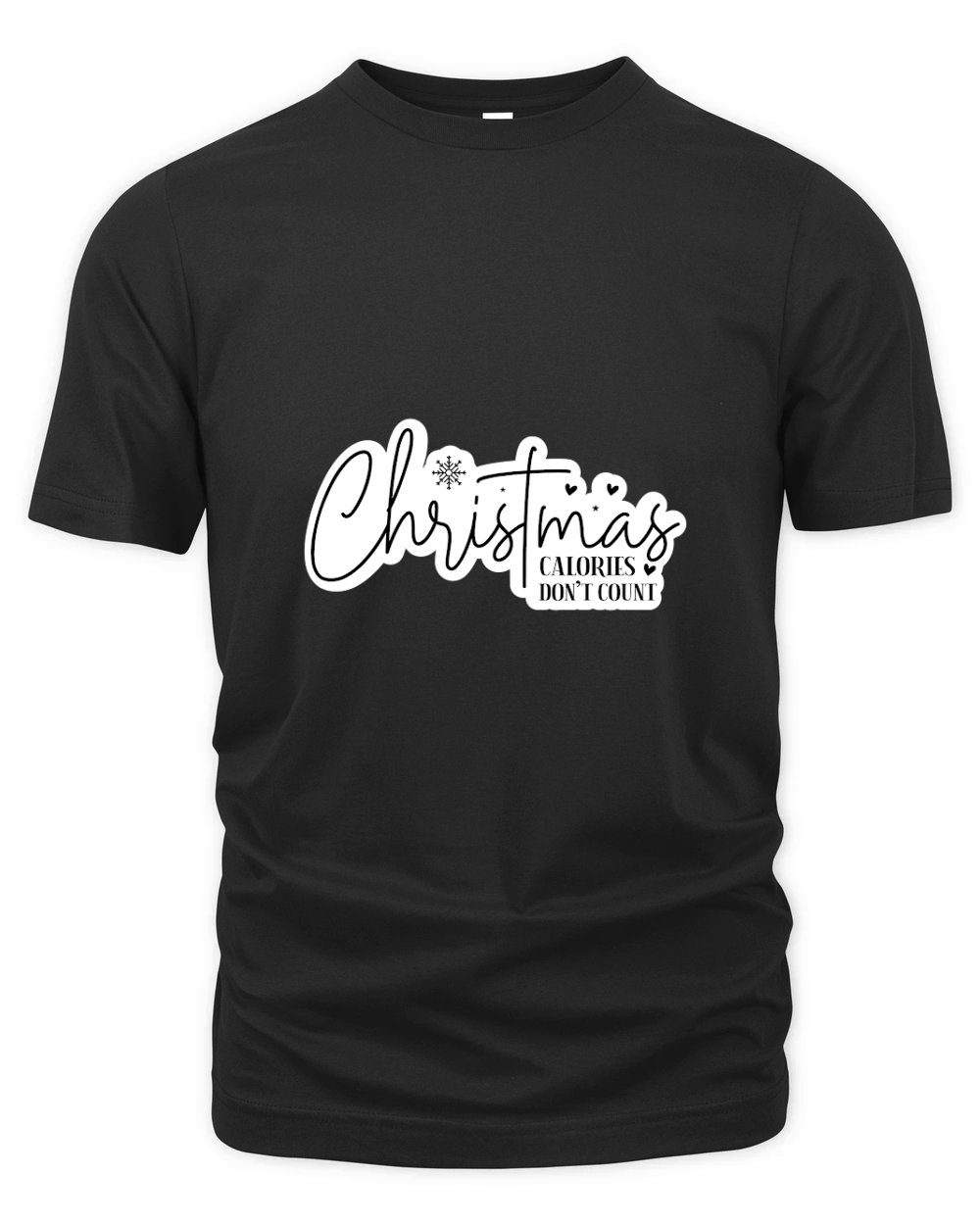 Christmas Calories Dont Count Organic Unisex T-shirt