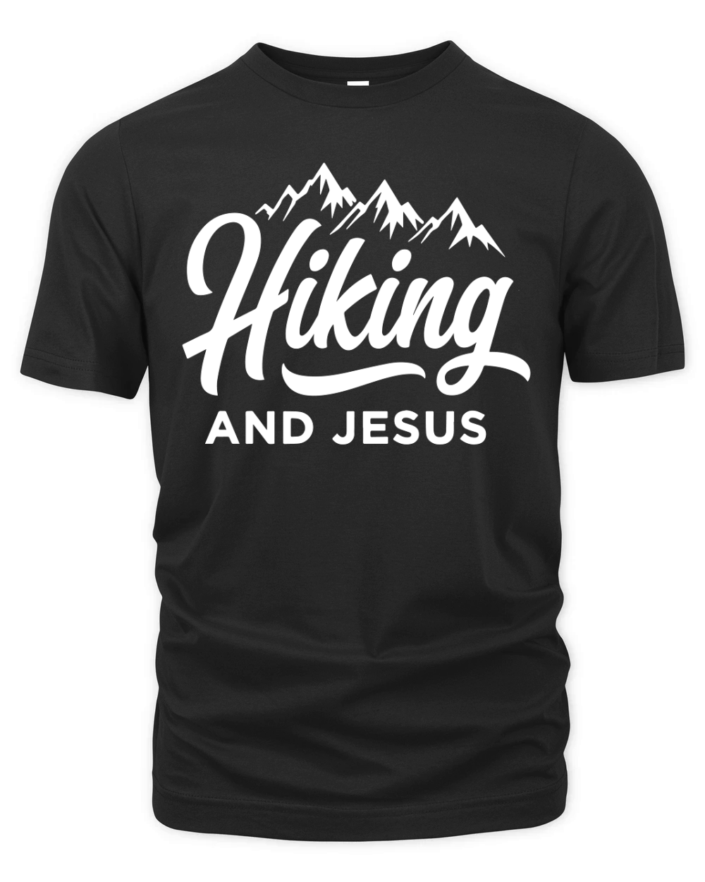 Hiking and jesus Organic Unisex T-shirt
