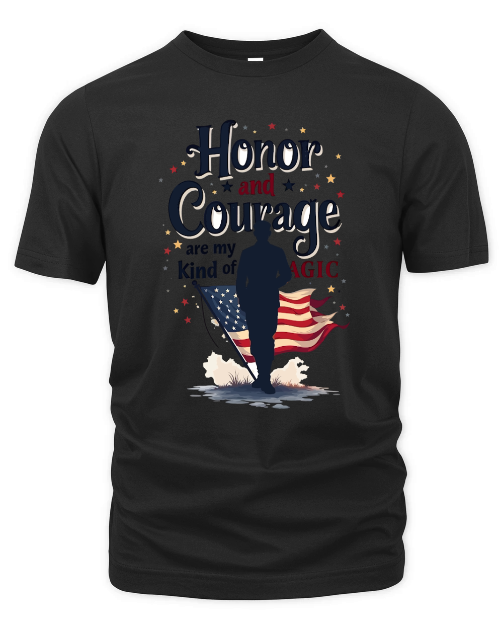Honor and courage are my kind of magic 04 Organic Unisex T-shirt