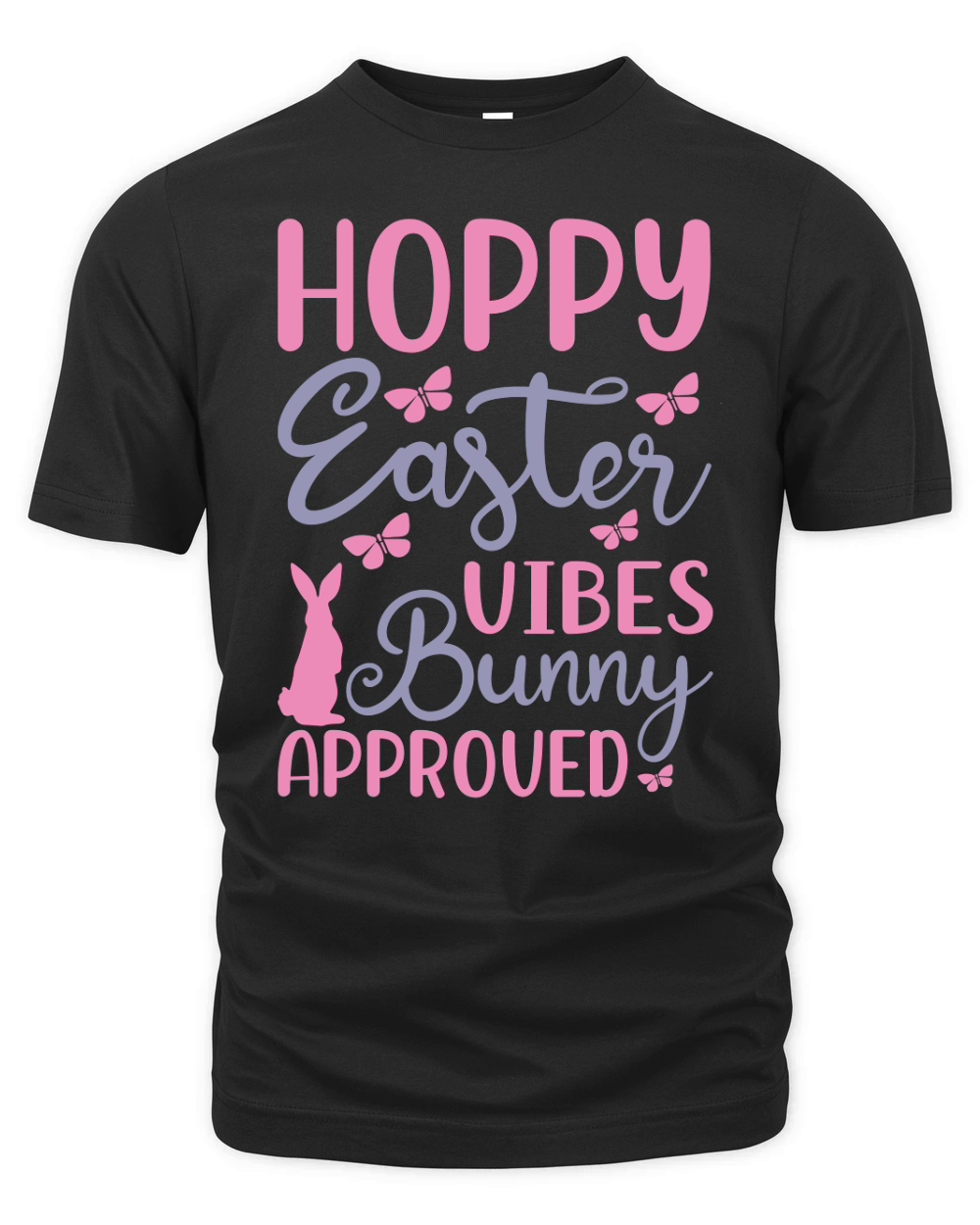 Hoppy Easter Uibes Bunny Approued Organic Unisex T-shirt