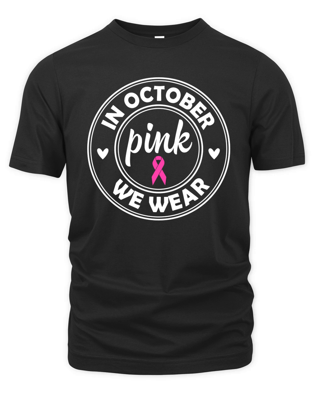 In October Pink We Wear Organic Unisex T-shirt