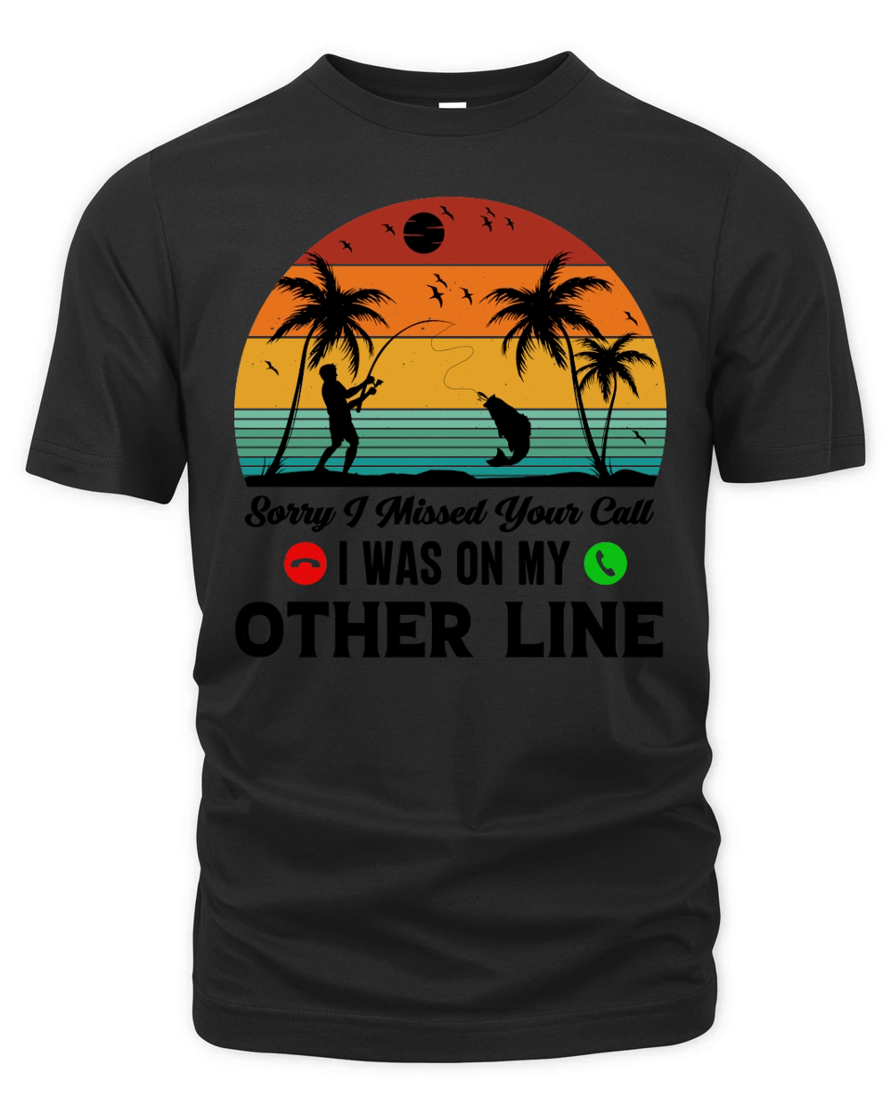 Sorry I Missed Your Call I Was On My Other Line (3) Organic Unisex T-shirt