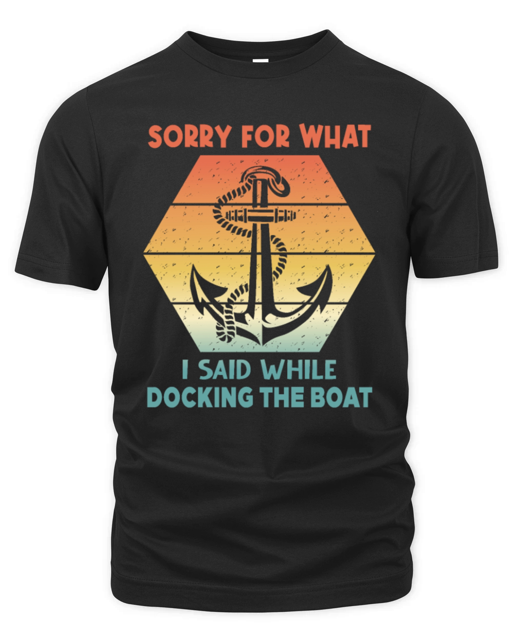 Vintage Retro Sorry For What I Said While Docking Organic Unisex T-shirt
