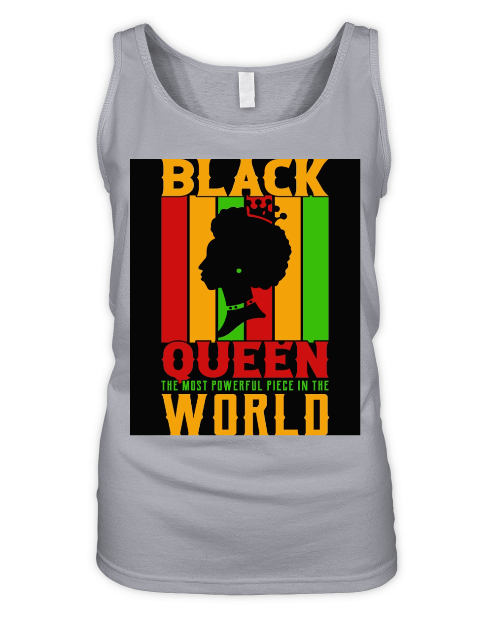 Black Queen the most powerful piece in the world Organic Women's Tank Top
