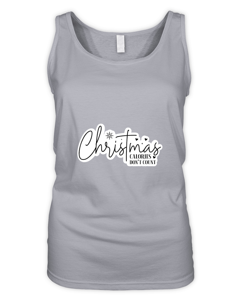 Christmas Calories Dont Count Organic Women's Tank Top