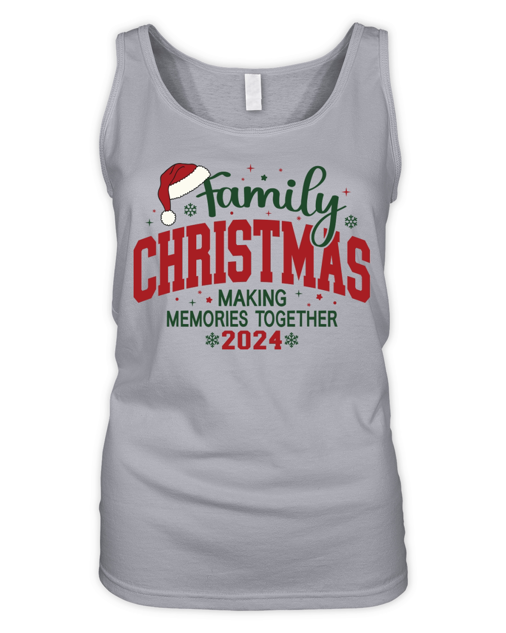 FamilyChristmasMakingMemories Together 2024 Organic Women's Tank Top