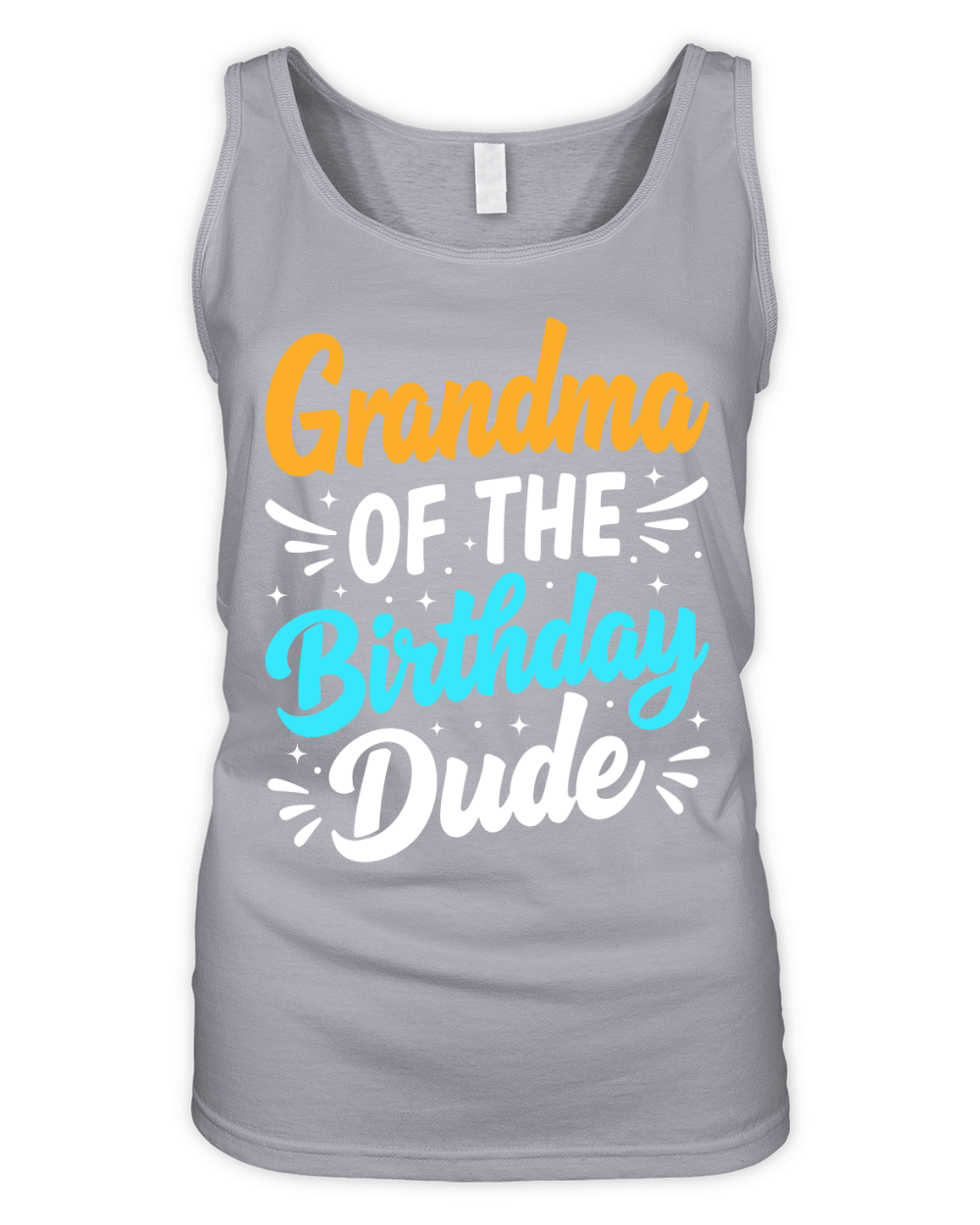 Grandma of the birthday dude Organic Women's Tank Top
